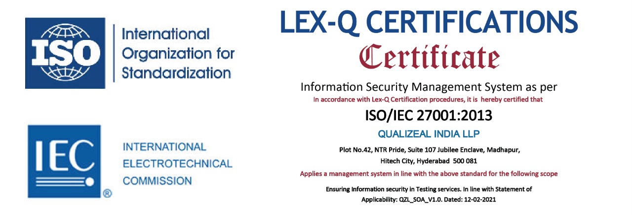 LEX-Q Certification - ISOIEC